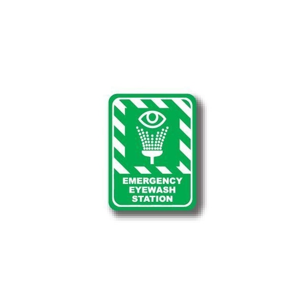Ergomat 50in x 32in RECTANGLE SIGNS - Emergency Eyewash Station DSV-SIGN 1600 #2240 -UEN - main